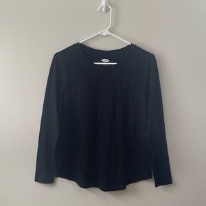 Old Navy Black Everywear Long Sleeve Tee